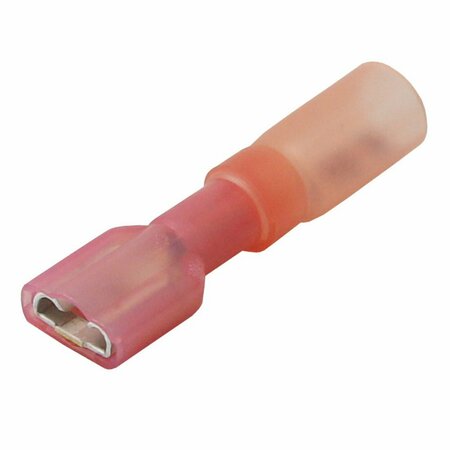 PACER GROUP Pacer 22-18 AWG Heat Shrink Female Disconnect - 3 Pack TDE18-250FI-3